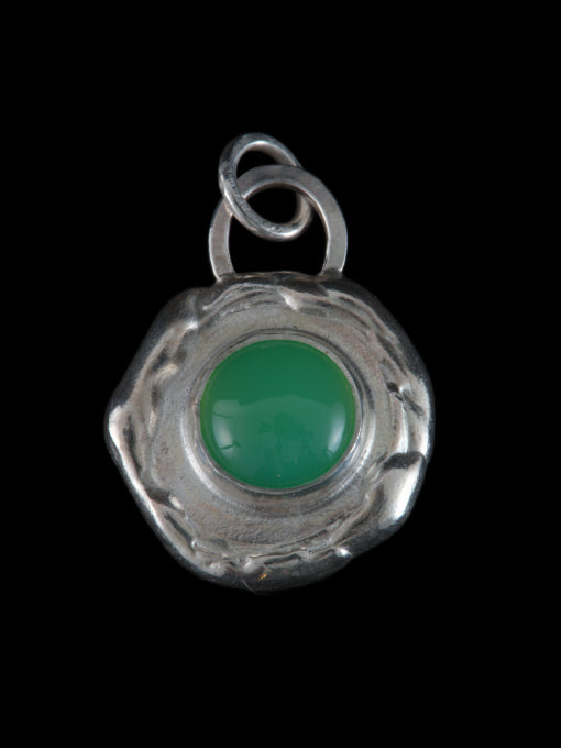 Chrysoprase Seal Necklace