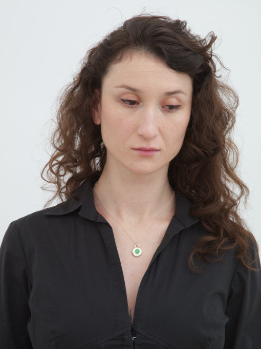 Chrysoprase Seal Necklace