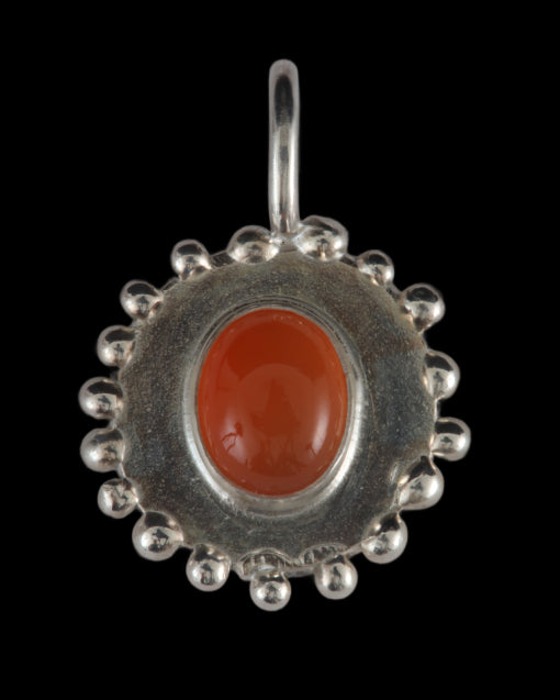 Carnelian Dot Necklace