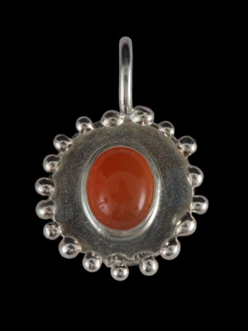 Carnelian Dot Necklace